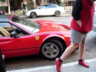 Ferrari Car and Shoes